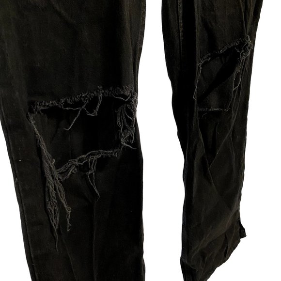 Free‎ People We the Free My Own Lane Black Distressed Jeans Size 31 - Picture 2 of 9